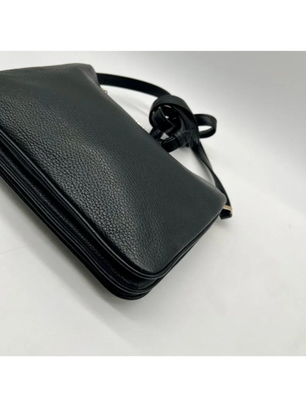 Kate Spade Black Pebbled Leather Crossbody Bag